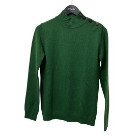 【中古】HERMES　ハイネックニット 07-7701 グリーン サイズ：36 【161025】（エルメス）