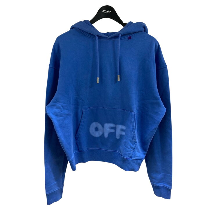 OFF-WHITE パーカー ブルー XXS