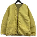 【中古】VISVIMリバーシブルジャケット イエロー サイズ：3【価格見直し】