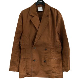 【中古】Hed Mayner22SS コットンジャケット ブラウン サイズ：XS【価格見直し】