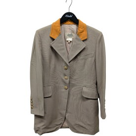【中古】HERMESジャケット ベージュ サイズ：40【価格見直し】