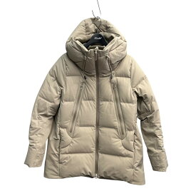 【中古】DESCENTE×IENA水沢ダウンジャケット MOUNTAINEER ダウンジャケット DXG2672WIE ベージュ サイズ：S【価格見直し】