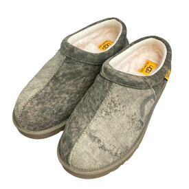 【中古】UGG×GALLERY DEPT　Canvas Tasman ボアサンダル 1170090 オリーブ サイズ：28cm 【281025】（アグ×ギャラリーデプト）