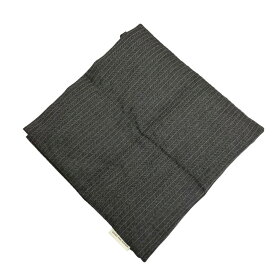 【中古】DRIES VAN NOTEN　ストライプダウンストール グレー 【291025】（ドリスヴァンノッテン）