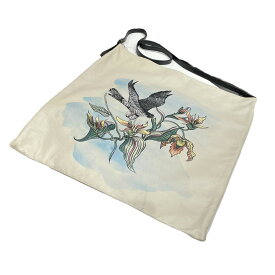 【中古】DRIES VAN NOTEN　レザーバッグ 232-021505-538-008 アイボリー 【311025】（ドリスヴァンノッテン）