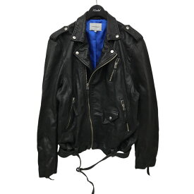 【中古】CHORD NUMBER EIGHT　ダブルライダースジャケット N8M1K1-JK01 ブラック サイズ：L 【011125】（コードナンバーエイト）