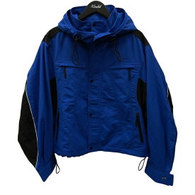 【中古】ADER error　グランプルジャンパー ナイロンパーカー BMADSSJK0202BL ブルー×ブラック サイズ：A2 【021125】（アーダーエラー）