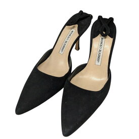 【中古】Manolo Blahnik　ヒールパンプス ブラック サイズ：36 【041125】（マノロブラニク）