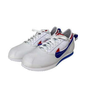 【中古】NIKE×CLOTNike Cortez White and Game Royal スニーカー DZ3239-100 ホワイト×ブルー サイズ：27cm【価格見直し】