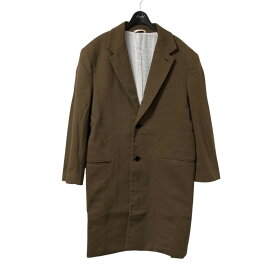 【中古】LEMAIRE　チェスターコート CO185 LF842 ブラウン サイズ：XS 【091125】（ルメール）
