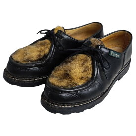 【中古】PARABOOT　MICHAEL PHOQUE シューズ 旧デカタグ ブラック サイズ：41 【101125】（パラブーツ）