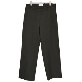 【中古】YAECA　2WAY ワイドストレートパンツ　51052602 ダークグレー サイズ：M 【121125】（ヤエカ）