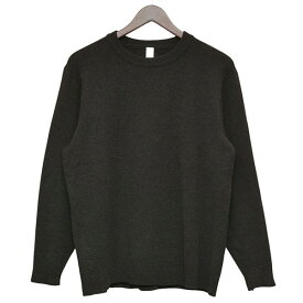 【中古】YAECA　CONTEMPO 2WAY CREW NECK KNIT　クルーネックニット　セーター　04201 ブラック サイズ：M 【121125】（ヤエカ）