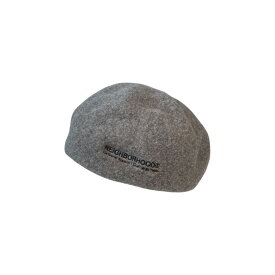 【中古】NEIGHBORHOOD23AW BASQUE BERET ベレー帽 23211NH-HT01 グレー サイズ：L【価格見直し】