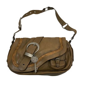 【中古】Christian Dior　ショルダーバッグ ブラウン 【141125】（クリスチャンディオール）