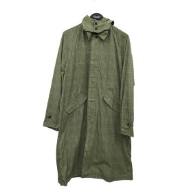 【中古】DESCENTEナイロンコート DLURJC34 グリーン サイズ：L【価格見直し】