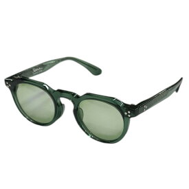 【中古】ROKKAKU EYEWEAR DESIGN×OBJ×RAINMAKER　Sky Ace サングラス グリーン サイズ：46□24-150 【151125】（ロッカクアイウェアデザイン×オブジェ×レインメーカー）