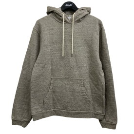 【中古】JOHN ELLIOTTカシミヤ混プルオーバーパーカー グレー サイズ：L【価格見直し】