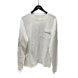 【中古】CHROME HEARTS　セメタリークロス L S TEE 長袖Tシャツ 2212-304-0235 ホワイト サイズ：XL 【211125】（クロムハーツ）