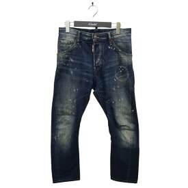 【中古】DSQUARED2　ケニーツイスト デニムパンツ インディゴ サイズ：44 【011225】（ディースクエアード）