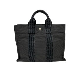 【中古】HERMESハンドバッグ ダークグレー