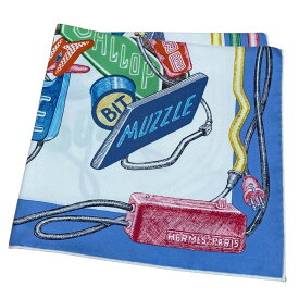 【中古】HERMES　シルクスカーフ マルチカラー サイズ：- 【071225】（エルメス）