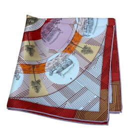【中古】HERMES　シルクスカーフ マルチカラー サイズ：- 【071225】（エルメス）