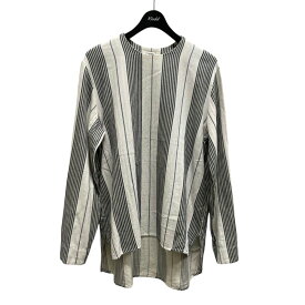 【中古】SUNSEA　ベットストライプ プルオーバーシャツ 16A18 オフホワイト サイズ：2 【101225】（サンシー）