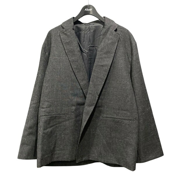 【中古】 blurhms Wool Ramie Cardigan Jacket BHS23F009Ra グレー サイズ：3 【価格見直し】