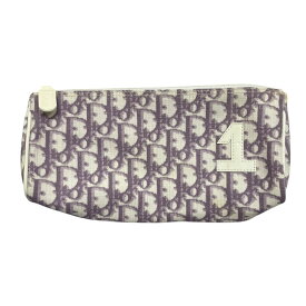 【中古】Christian Dior　ポーチ ホワイト 【131225】（クリスチャンディオール）