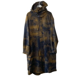 【中古】A-COLD-WALLWOVEN TERRAIN PRINT PARKA 総柄 フーテッドコート ブラウン サイズ：M【価格見直し】