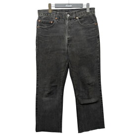 【中古】Levis　MADE IN USA 517デニムパンツ ブラック サイズ：33/34 【191225】（リーバイス）