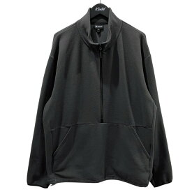 【中古】GOLDWIN　ジップアップフリースジャケット POLARTEC Power Stretch Half Zip Pullover ポーラテックパワーストレッチハーフジッププルオーバー GL34313 チャコールグレー サイズ：S 【140526】（ゴールドウイン）
