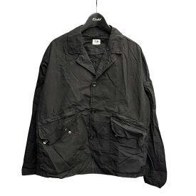 【中古】C．P COMPANY　Flatt Nylon Blazer ナイロンテーラードジャケット 2501084 ブラック サイズ：XS 【241225】（シーピーカンパニー）