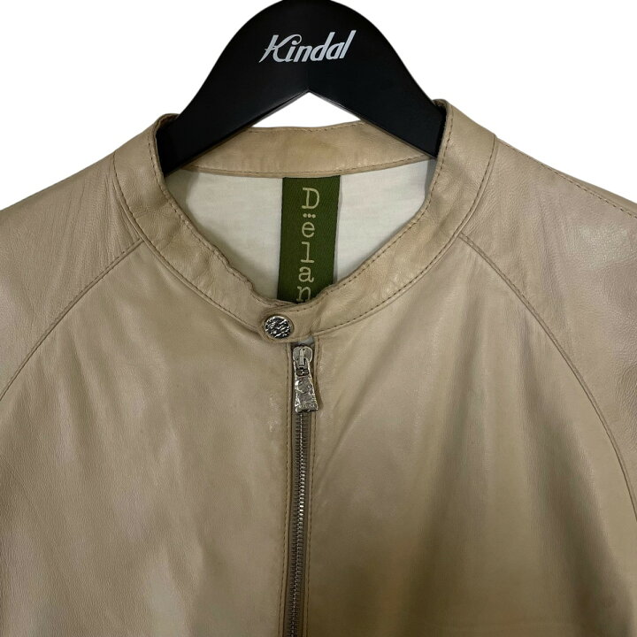 楽天市場】【中古】Delanラムレザー レザージャケット 8DELAN U 