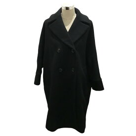 【中古】TICCA　【テントコート】 オーバーサイズPコート 0243410231 ブラック サイズ：F 【281225】（ティッカ）