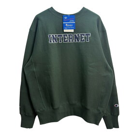 【中古】ANCHOR INC．　REVERSE WEAVE INTERNET CREW SWEAT ANC25EI02 ダークグリーン サイズ：M 【281225】（アンカーインク）