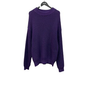 【中古】CABaN　ワッフル モックネックプルオーバー 59-02-94-02014 パープル サイズ：フリーサイズ 【301225】（キャバン）