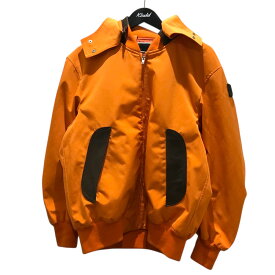 【中古】PHINGERIN　【DETACHABLE HOOD JACKET】 レザーパーツ フーデッドジャケット PD-251-JK-011 オレンジ サイズ：M 【020126】（フィンガリン）