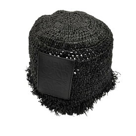 【中古】LOEWE　クロシェットハット ブラック 【070126】（ロエベ）