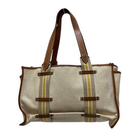 【中古】HERMES　カメイル □L刻印 トートバッグ ベージュ 【220126】（エルメス）