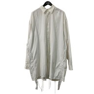 【中古】Sillage　ロングシャツ ホワイト サイズ：F 【220126】（シアージ）