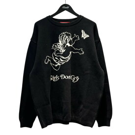 【中古】GIRLS DON’T CRY　セーター ブラック サイズ：M 【290126】（ガールズドントクライ）