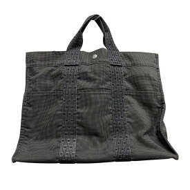 【中古】HERMES　エールライン トートバッグ グレー 【300126】（エルメス）