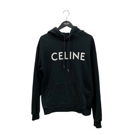 【中古】CELINE　クラシックロゴ パーカー 2Y321052H ブラック サイズ：S 【010226】（セリーヌ）