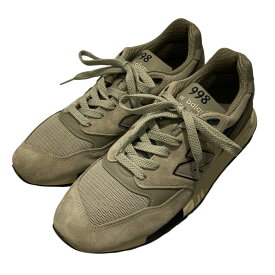 【中古】WTAPS×NEW BALANCE998 スニーカー U998WT グレー サイズ：28cm【価格見直し】