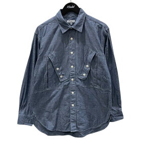 【中古】Engineered Garments　長袖シャツ FIELD SHIRT ? COTTON CHAMBRAY フィールドシャツ コットンシャンブレー インディゴ サイズ：XS 【030226】（エンジニアドガーメンツ）