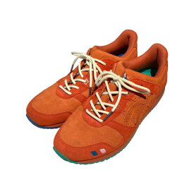 【中古】asicsGEL-LYTE III OG × ballaholic スニーカー 1201A941 オレンジ サイズ：29【価格見直し】