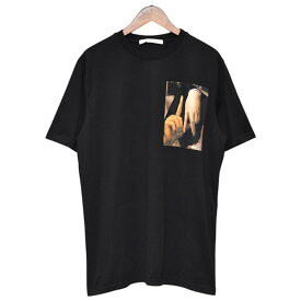 【中古】GIVENCHY　2015SS　LA HANDSIGN TEE　プリントTシャツ　15L7764496 ブラック サイズ：S 【030226】（ジバンシィ）