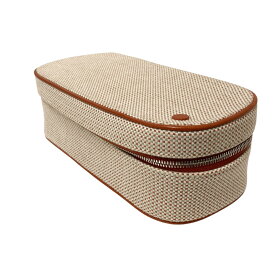 【中古】HERMES　エスカル ポーチ コニャック／ベージュ 【060226】（エルメス）